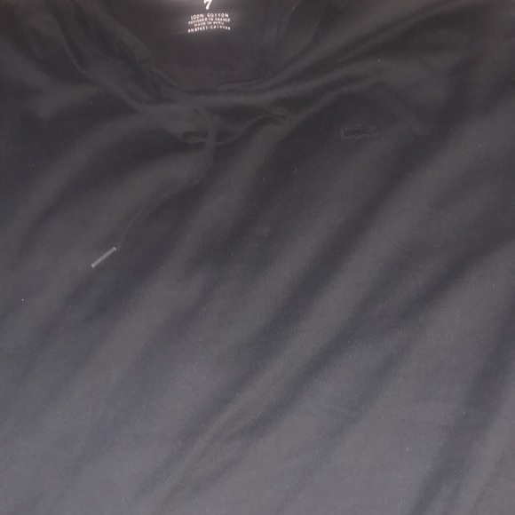 Lacoste Limited Edition All Black Cotton Hoodie - Picture 5 of 10